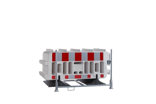 Folding storage and transport rack for barriers - Storage and transport ...
